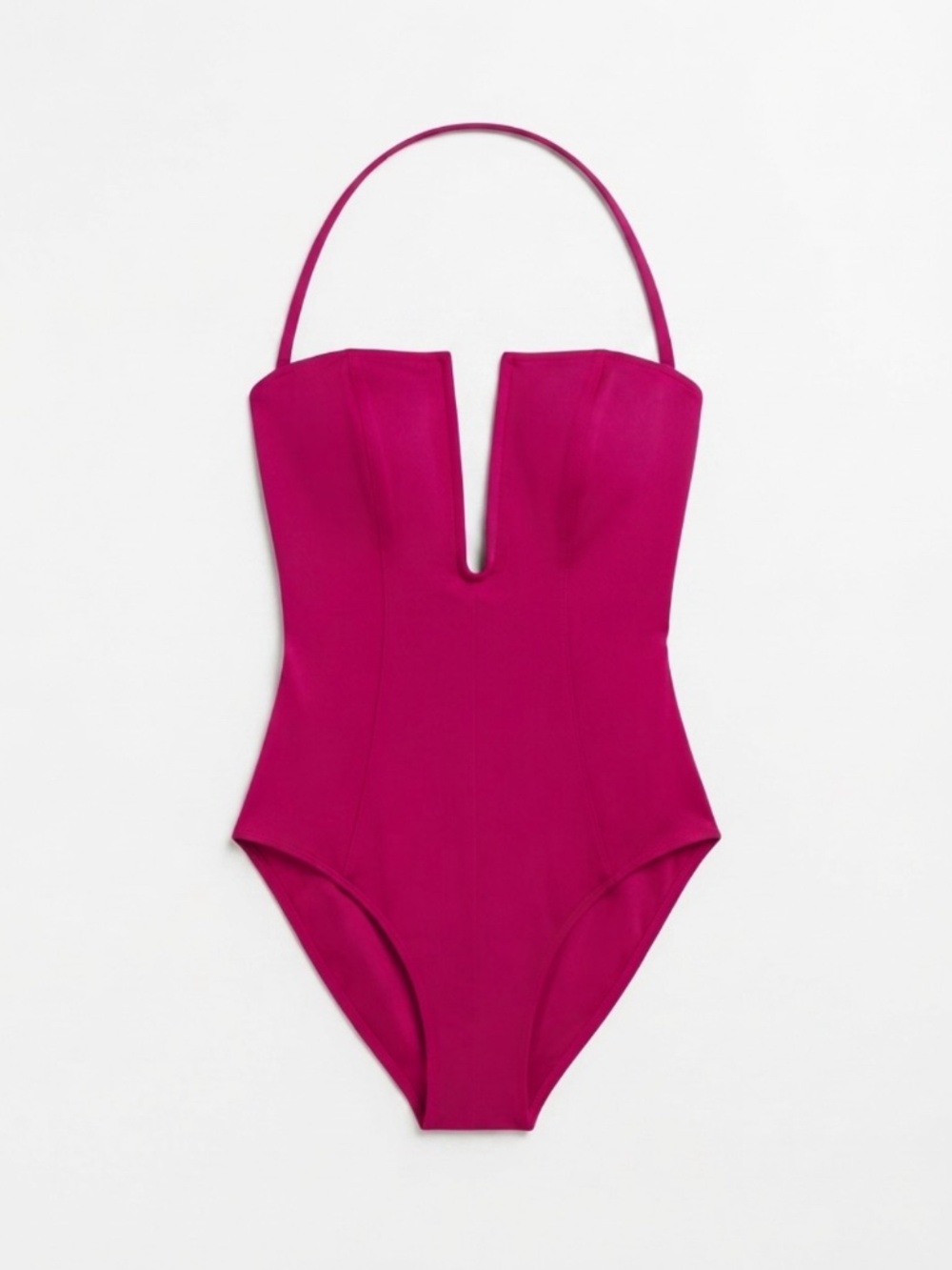 Vintage 2010 Wolford Deep Plunge Swim Suit - Removable Strap